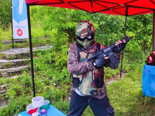 Mobilná airsoftová strelnica